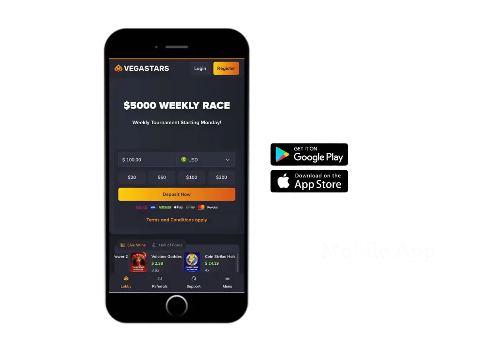 Vegastars app